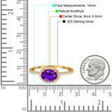 Art Deco Oval Natural Stone Solitaire Ring
