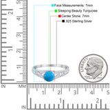 Art Deco Round Natural Stone Cathedral Ring