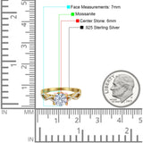 Art Deco Round Natural Stone Solitaire Ring