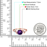 Art Deco Round Natural Stone Leaf Style Ring