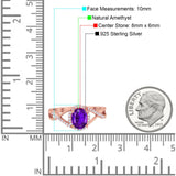 Art Deco Oval Natural Stone Infinity Ring