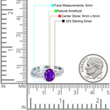 Two Piece Oval Solitaire Ring 