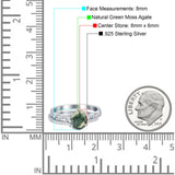 Two Piece Oval Solitaire Ring 