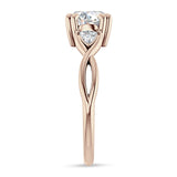IGI Certified Round 2 Carat Lab Grown Diamond Trio Ring
