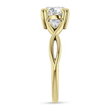 IGI Certified Round 2 Carat Lab Grown Diamond Trio Ring