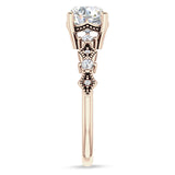 IGI Certified Round 2 Carat Lab Grown Diamond Cluster Beaded Ring
