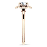 14K Gold IGI Certified Round 3 Carat Lab Grown Diamond Art Deco Solitaire Ring