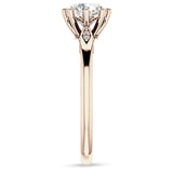 IGI Certified Round 2 Carat Lab Grown Diamond Art Deco Marquise Style Ring
