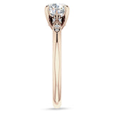 10K Gold IGI Certified Round 3 Carat Lab Grown Diamond Art Deco Cluster Hidden Diamond Ring