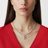 Infinity Snake Pendant Necklace