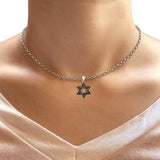  Star of David Pendant Necklace