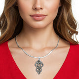  Twisted Snake Pendant Necklace