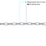 Twisted Rope Paperclip Chain Necklace