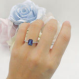 Art Deco Emerald Cut Ring