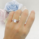 Art Deco Emerald Cut Ring