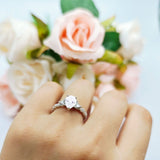 Art Deco Teardrop Pear Ring