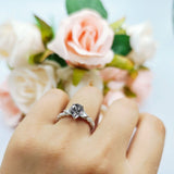 Art Deco Teardrop Pear Ring