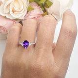 Pear Teardrop Vintage Style Ring