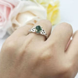 Oval Celtic Trinity Knot Ring