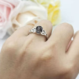 Oval Celtic Trinity Knot Ring