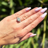 Vintage Style Round Natural Stone Ring