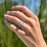 Art Deco Round Solitaire Gold Ring