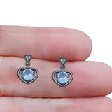 Heart Stud Earrings