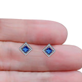 Square Stud Earrings
