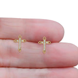 Cross Stud Earrings