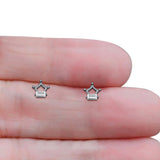 Crown Stud Earrings