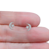 Moon & Star Stud Earrings