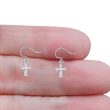 Cross Fishhook Earrings