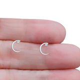 Moon Stud Earrings