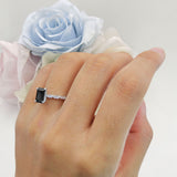 Art Deco Emerald Cut Ring