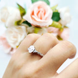 Art Deco Teardrop Pear Ring