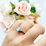 Art Deco Teardrop Pear Ring