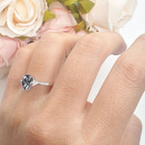 Pear Teardrop Vintage Style Ring