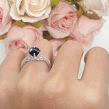 Art Deco Round Vintage Style Ring