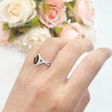 Art Deco Marquise Split Shank Ring
