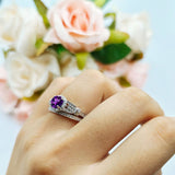 Art Deco Two Piece Bridal Ring