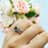 Art Deco Two Piece Bridal Ring