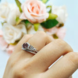 Art Deco Two Piece Bridal Ring