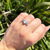Vintage Style Oval Natural Stone Ring