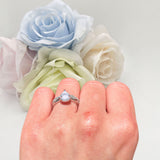 Two Piece Wedding Set Twisted Ring