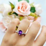 Art Deco Teardrop Pear Ring
