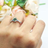 Oval Natural Stone Vintage Style Ring