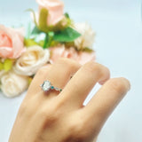 Oval Natural Stone Vintage Style Ring