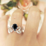 Teardrop Pear Leaf Style Ring