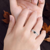 Moon Oxidized Ring