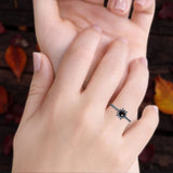 Oxidized Sun Ring